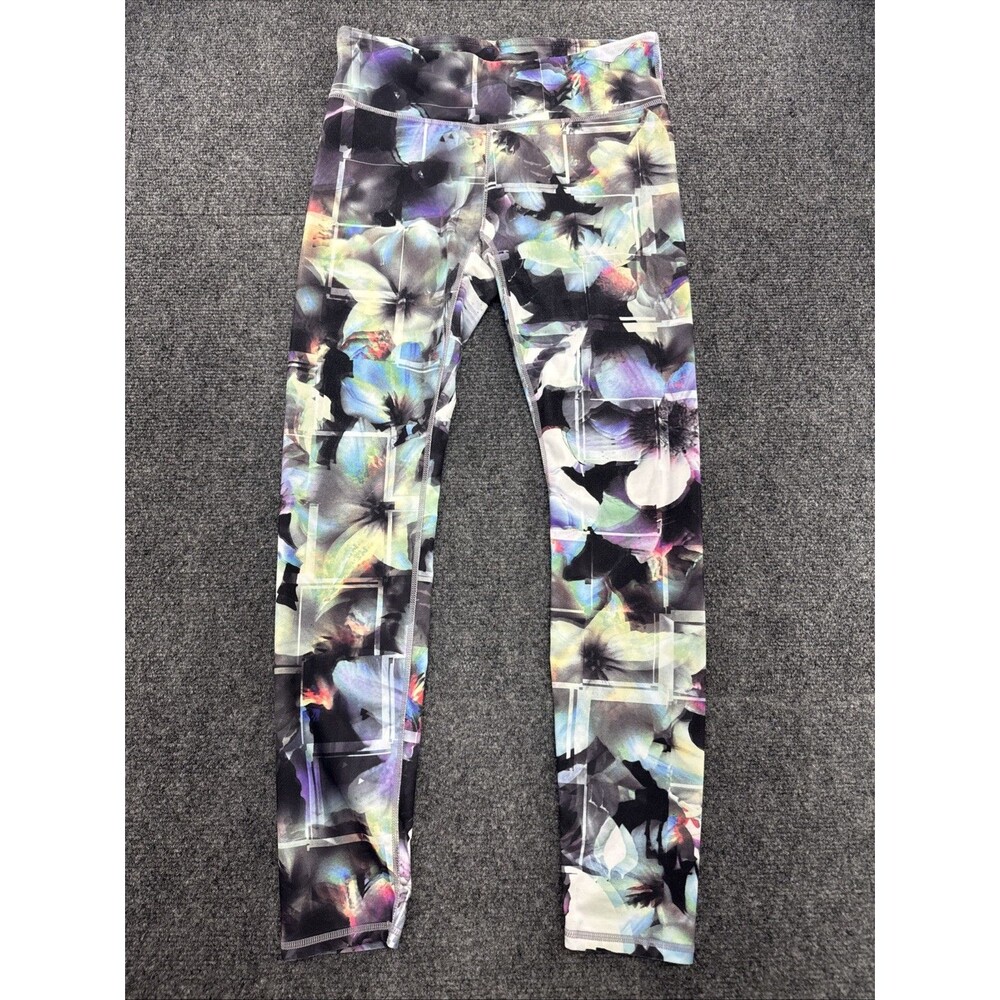 Fabletics PowerHold Floral Print Leggings Womens XS Multicolor Workout Yoga